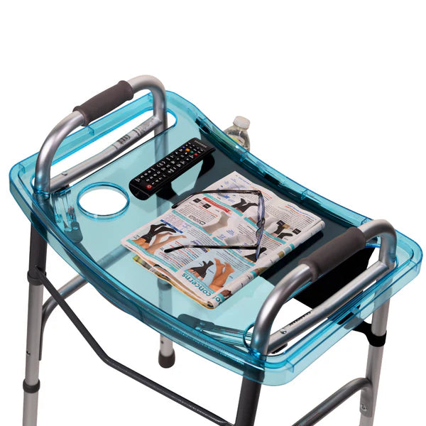 Why the Clear View Walker Tray & Bag is Essential for Seniors with Limited Hand Strength