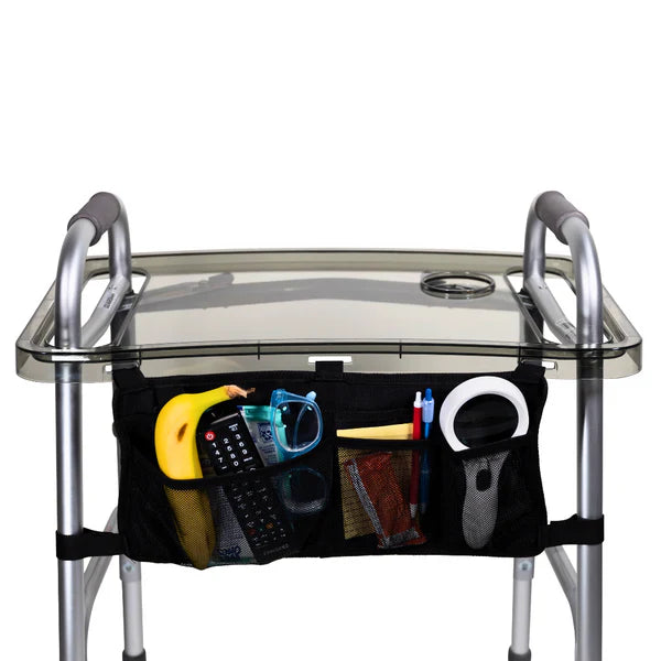 The Strong Arm Clear View Walker Tray & Bag: Combining Style, Function, and Safety