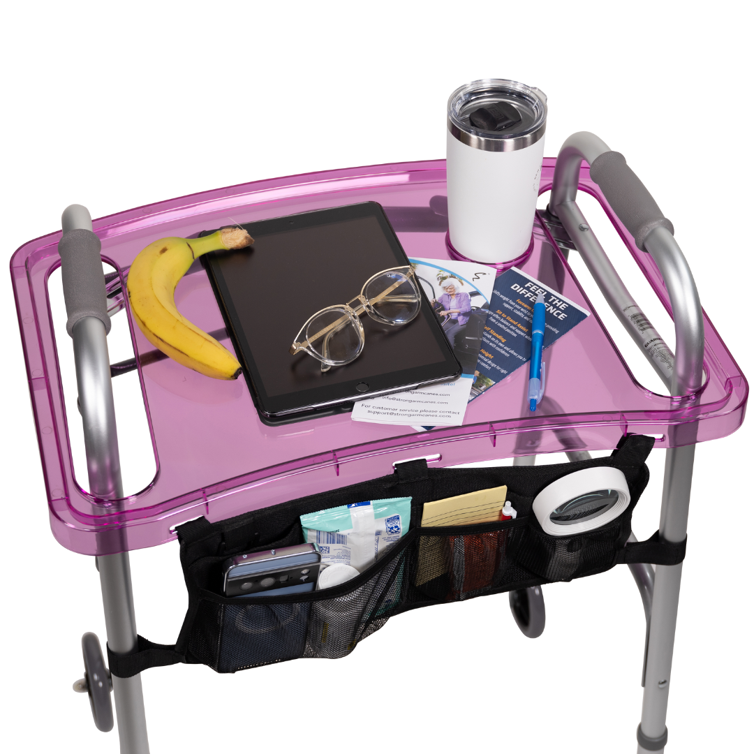 Clear View Walker Tray & Bag