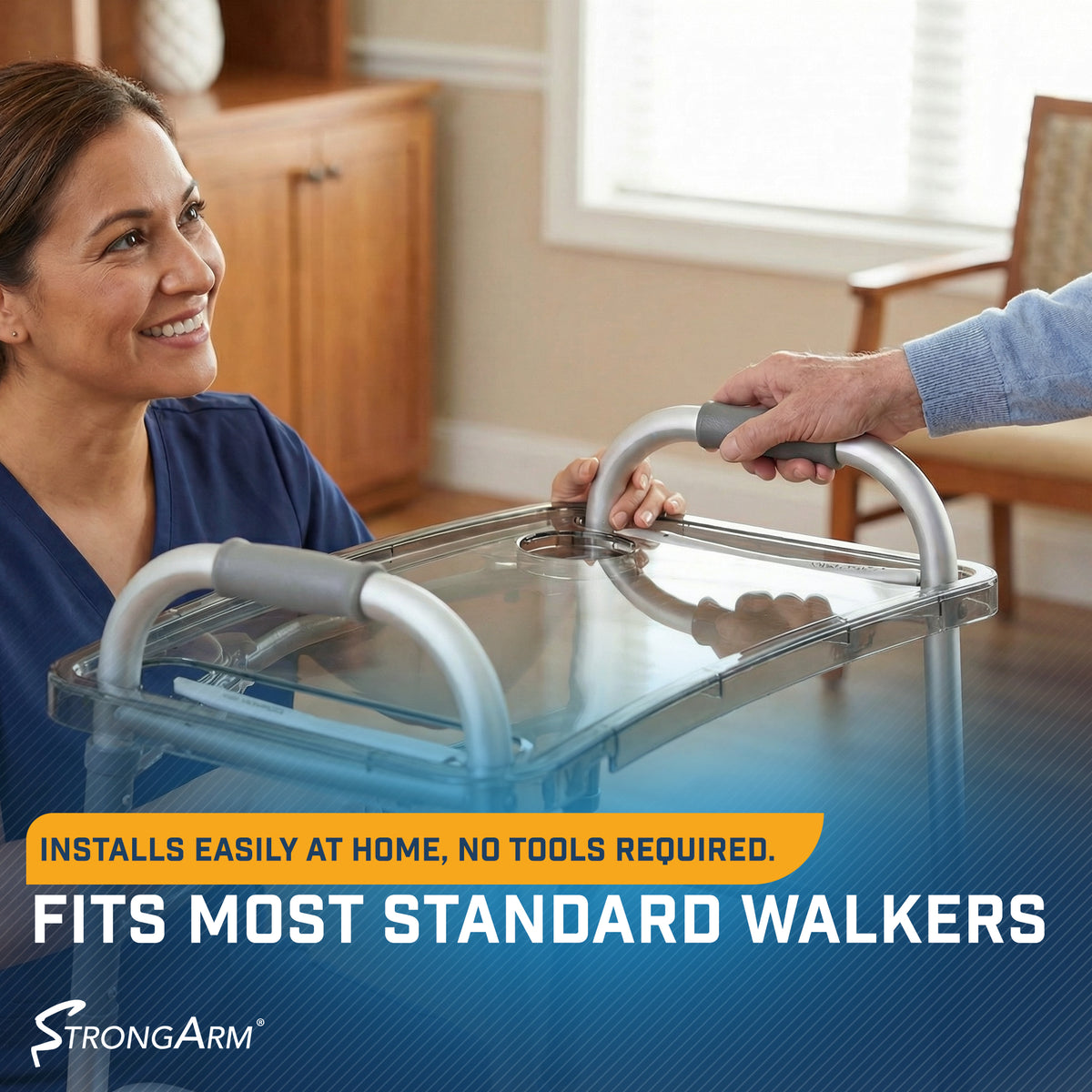 Clear View Walker Tray & Bag