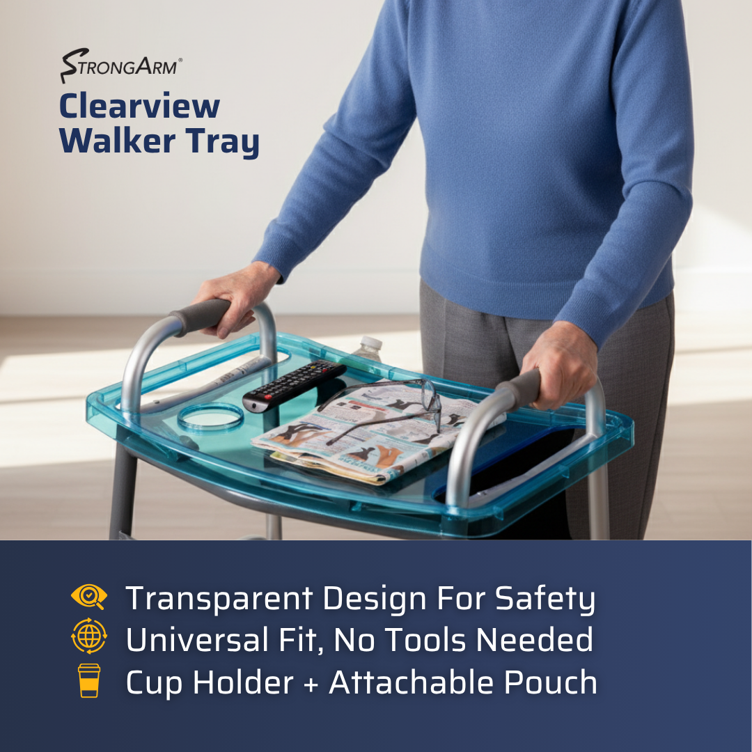 Clear View Walker Tray &amp; Bag